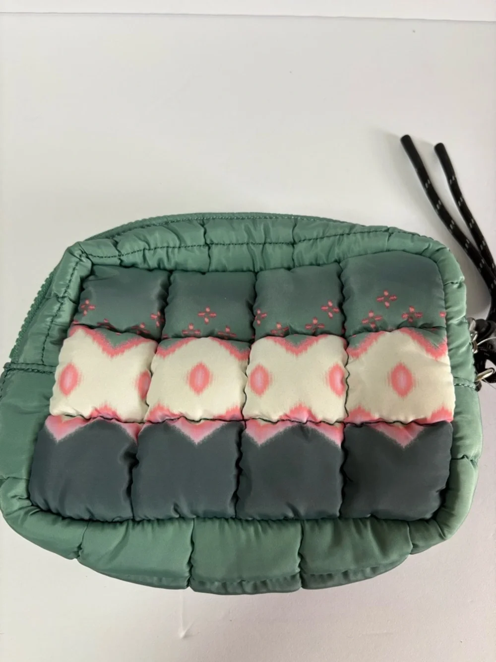 NWOT Free People FP Movement Printed Quilted Mini Case